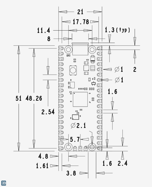 File:Raspberry-Pi-RP2040-Microcontroller-Pico-Board-Mechanical-1 1.png